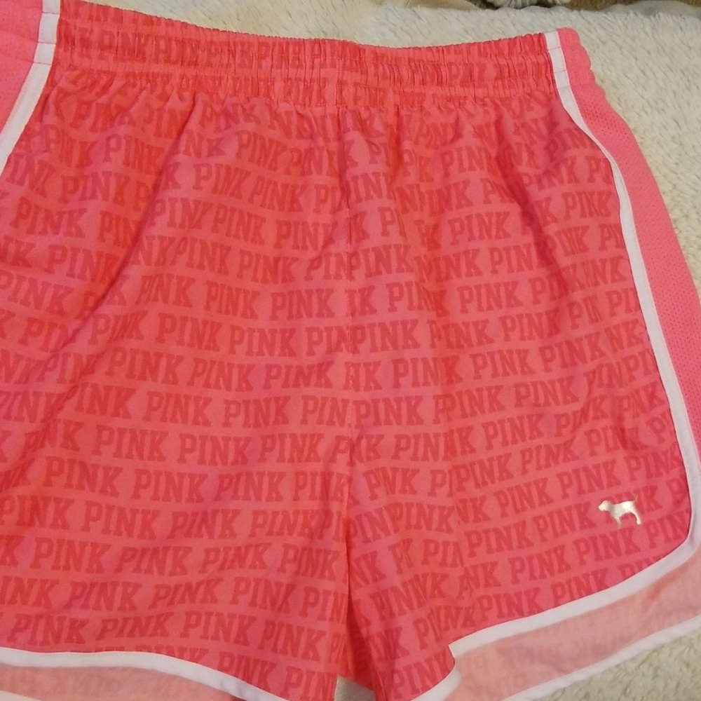 pink gym shorts, xs